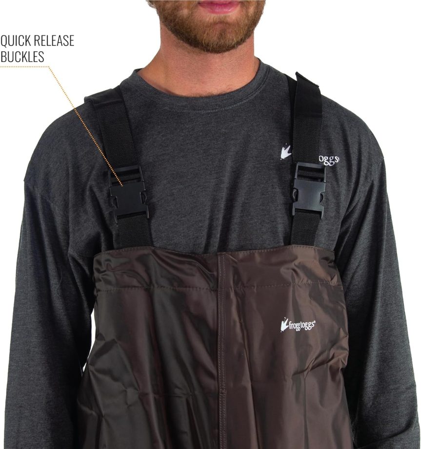 FROGG TOGGS Men's Rana II PVC Waterproof Fishing Boot Foot Chest Wader for Fishing - Image 2